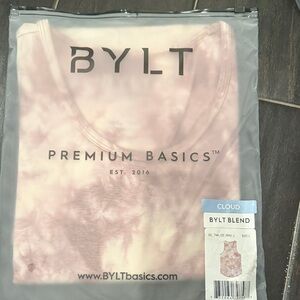 BYLT Basics Cloud Tank Top - Pink new size large